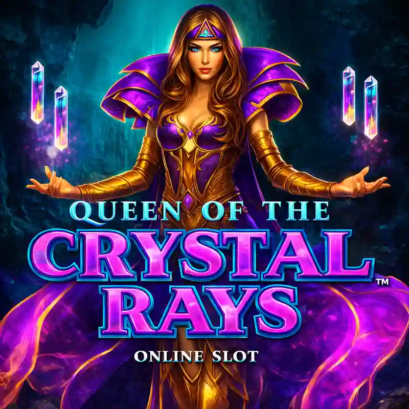 Queen of Crystal Rays slot game banner