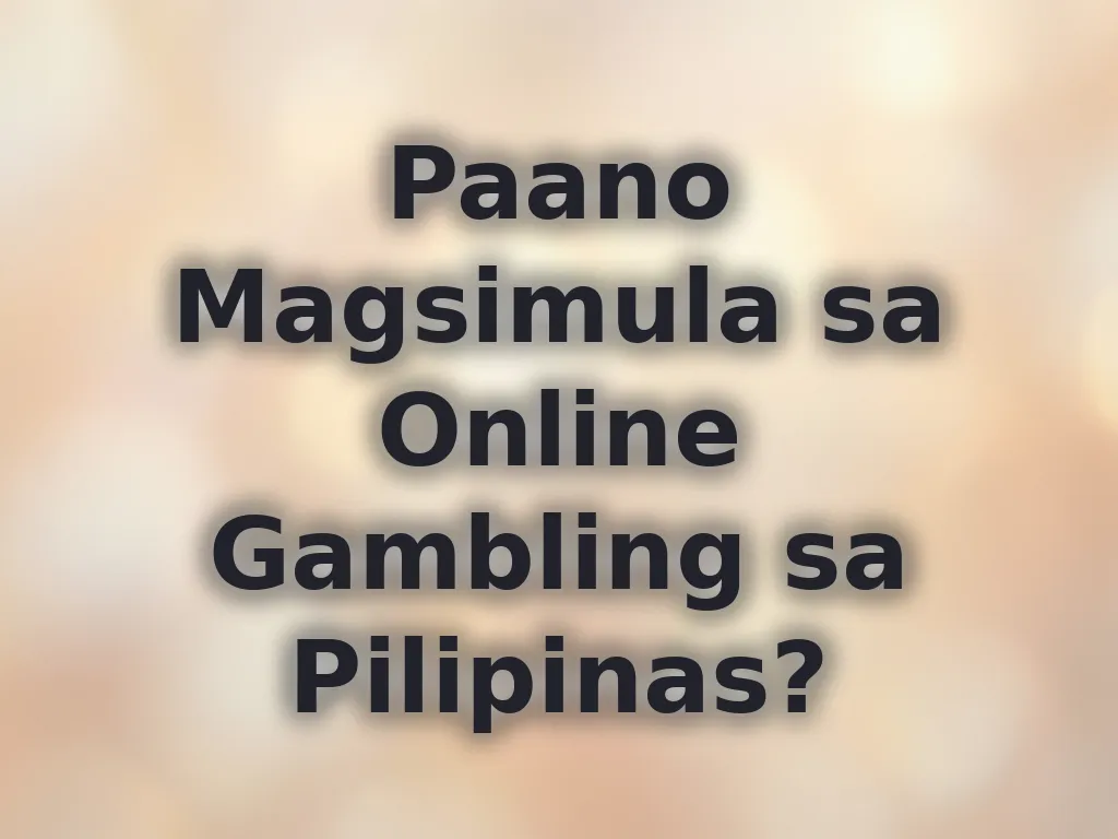 Online betting basics